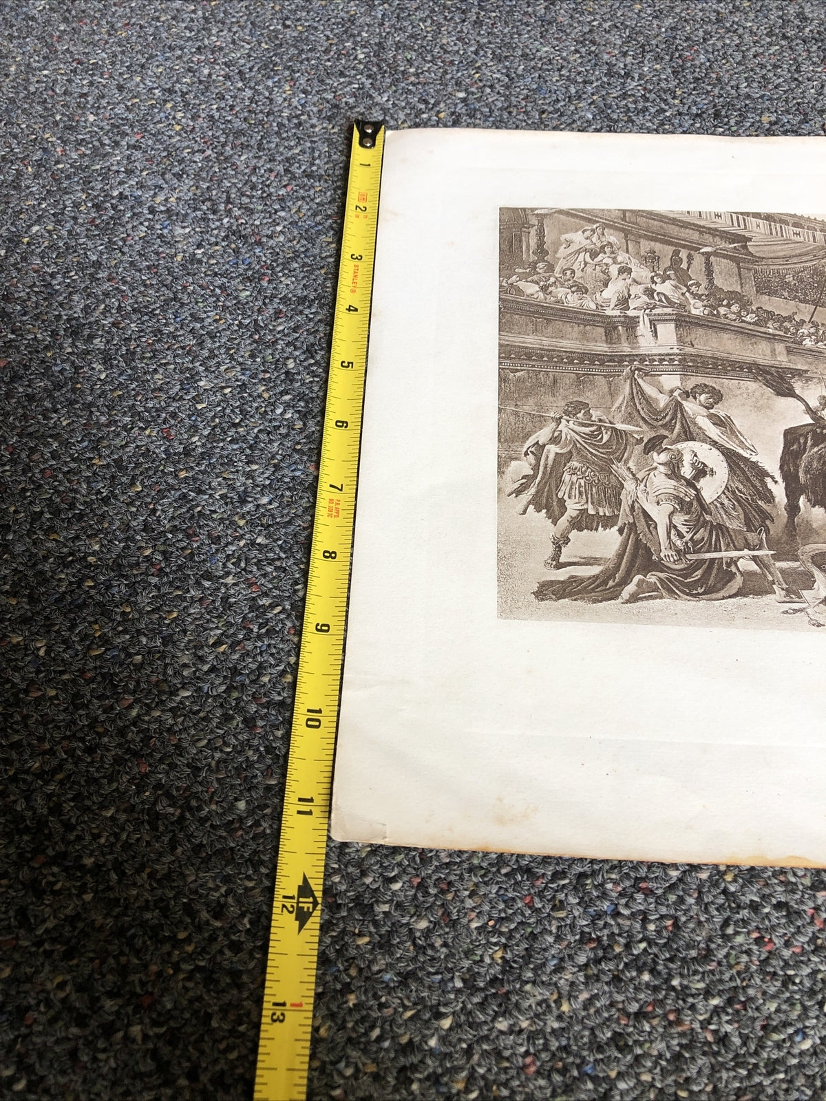 Bull Fight In The Roman Arena By A.Wagner 1889 Photogravure Treasures Of Art2