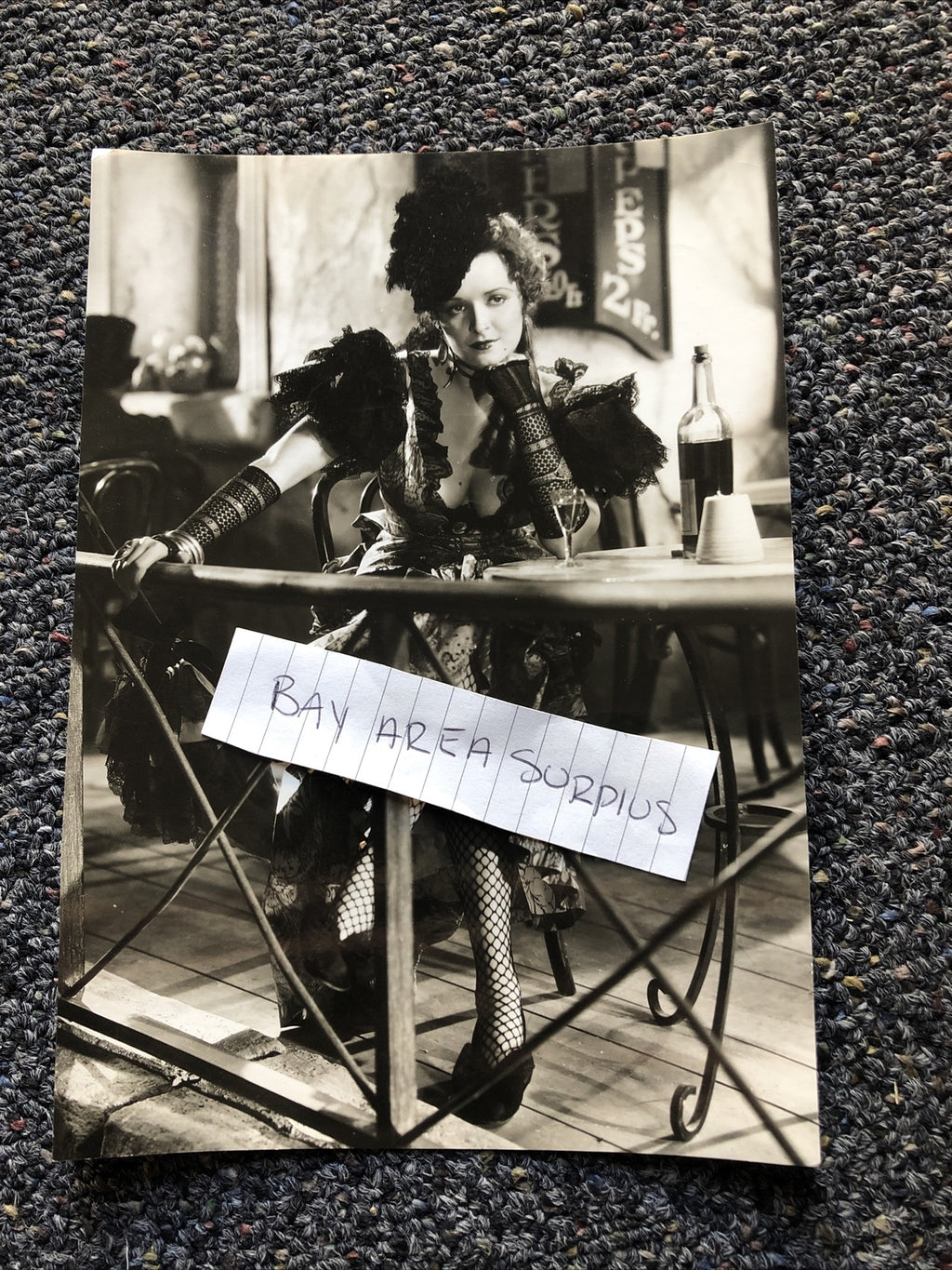 RARE Original Photo Of Dorothy Granger Candid Shot Black/White 8.5”x6”0