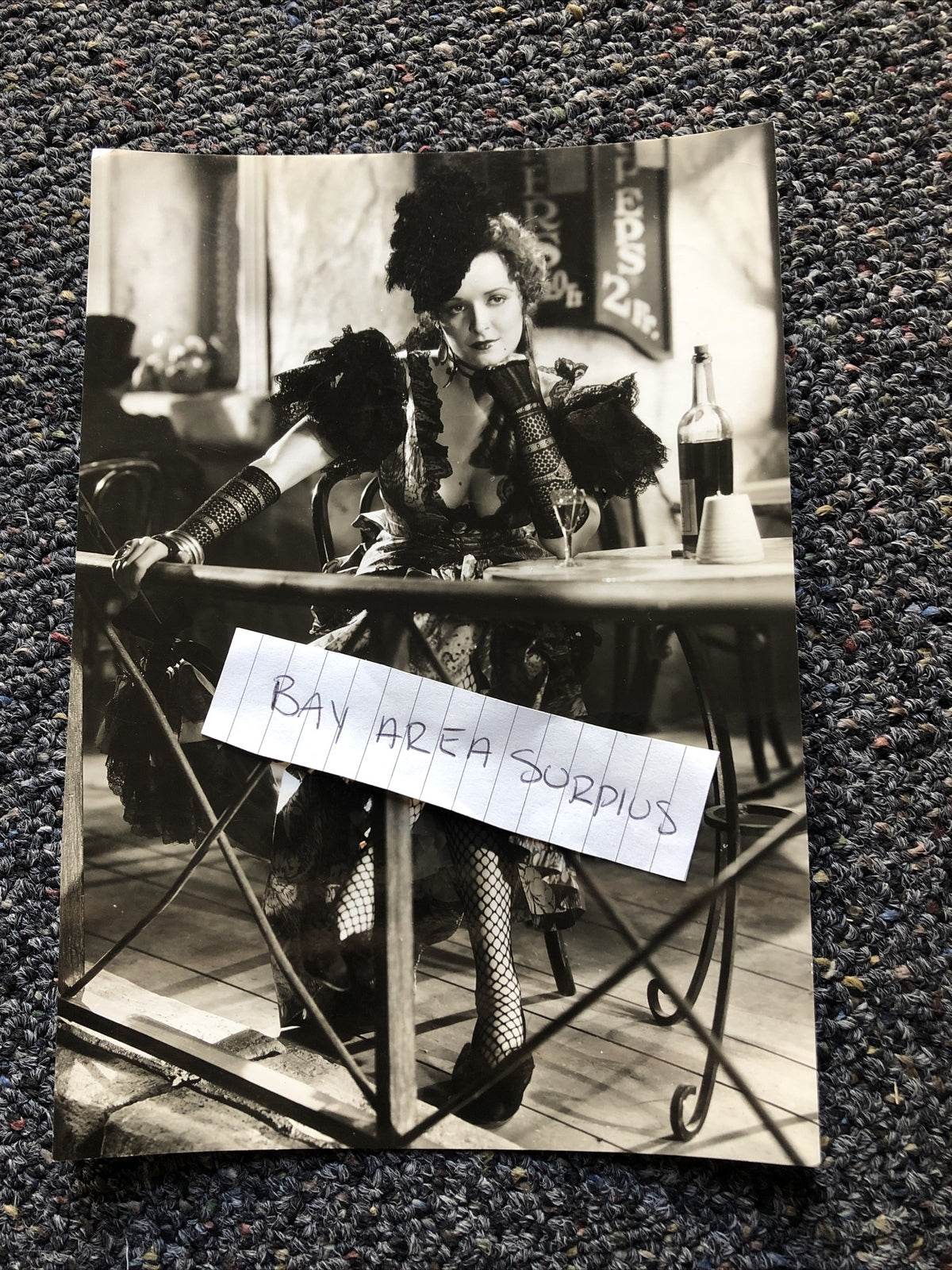 RARE Original Photo Of Dorothy Granger Candid Shot Black/White 8.5”x6”0
