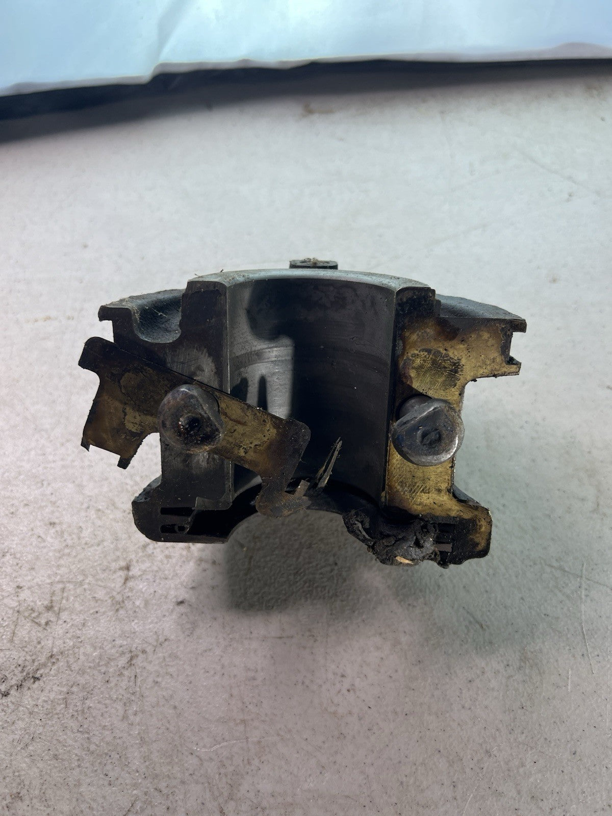 Vintage GM Distributor Contact Plate ? with Dual Castlenuts – Rat Rod3