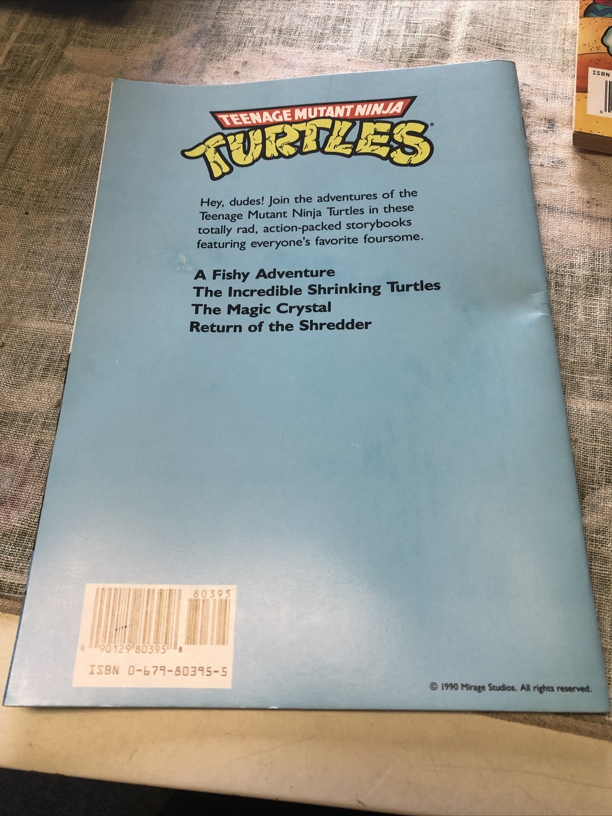 1990 Teenage Mutant Ninja Turtles Return Of The Shredder Storybook Adventure1