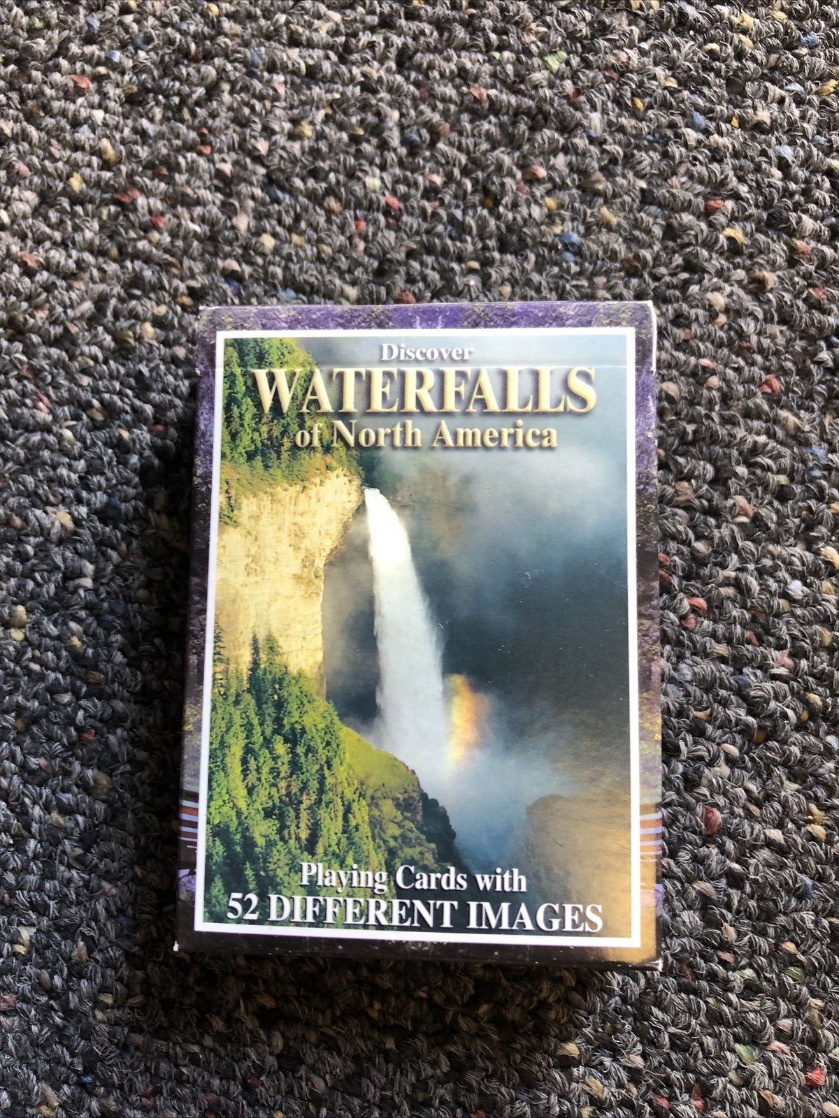 Vintage Discover Waterfalls of North America Playing Cards 52 Different Images0