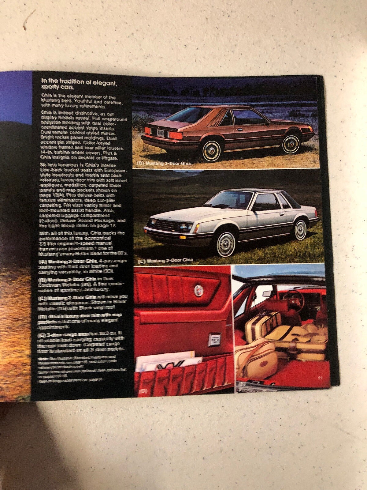 1980 FORD MUSTANG GALLERY DEALERSHIP PHOTO BOOK7