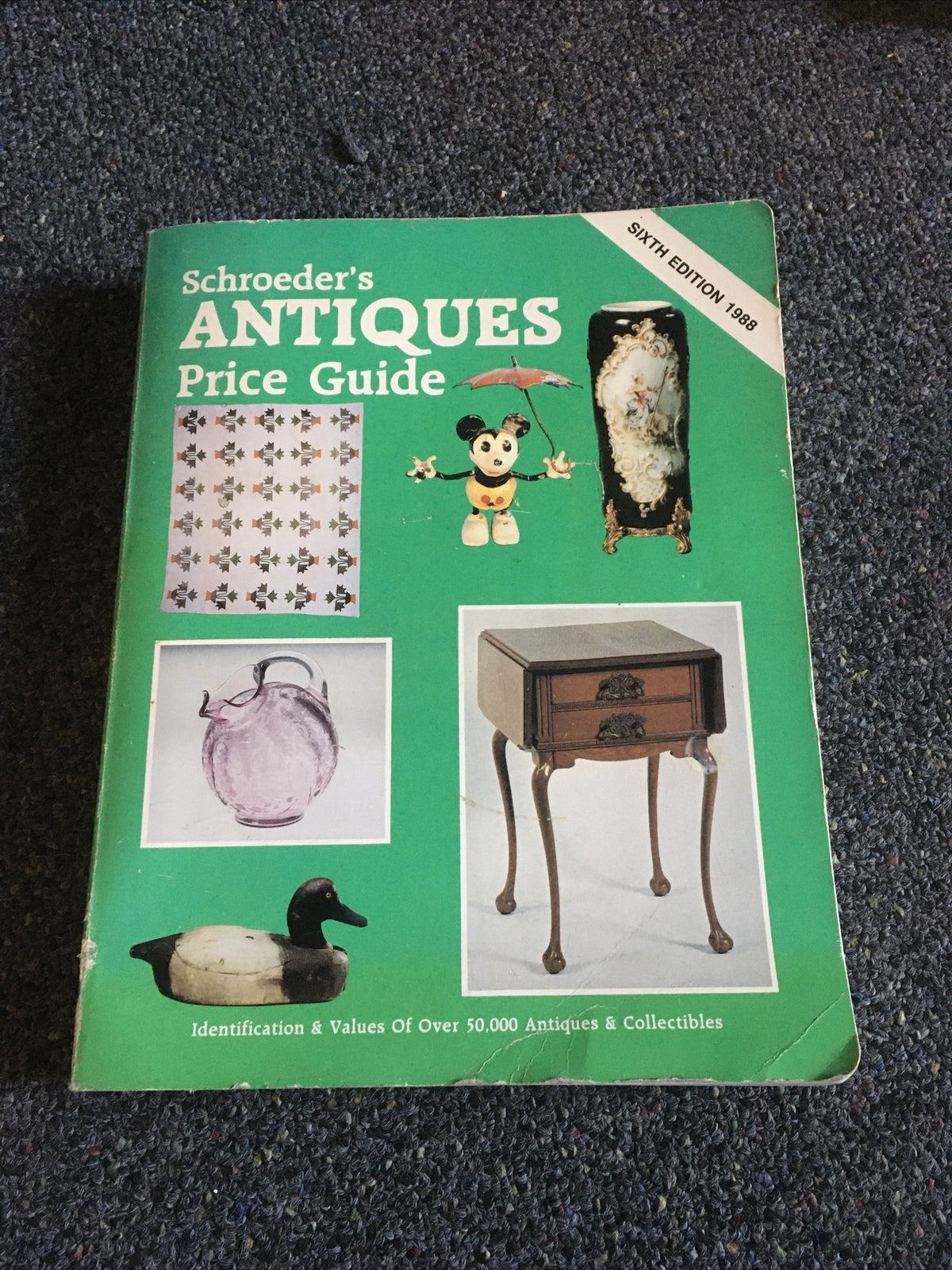 Vintage Schroeders Antiques Price Guide 1988 Sixth Edition0