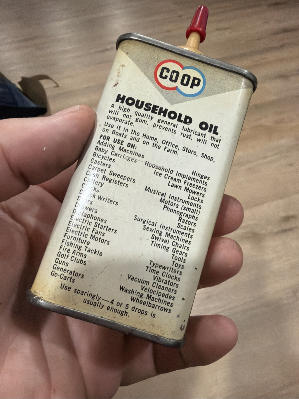 Vintage Coop Gas Station Co op Oiler Oil Can2