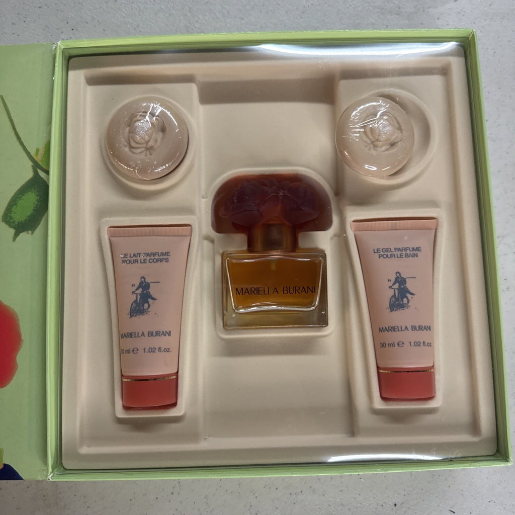 MARIELLA BURANI EAU DE TOILETTE SPRAY FOR WOMEN 3.4oz Gift Set New Old Stock2