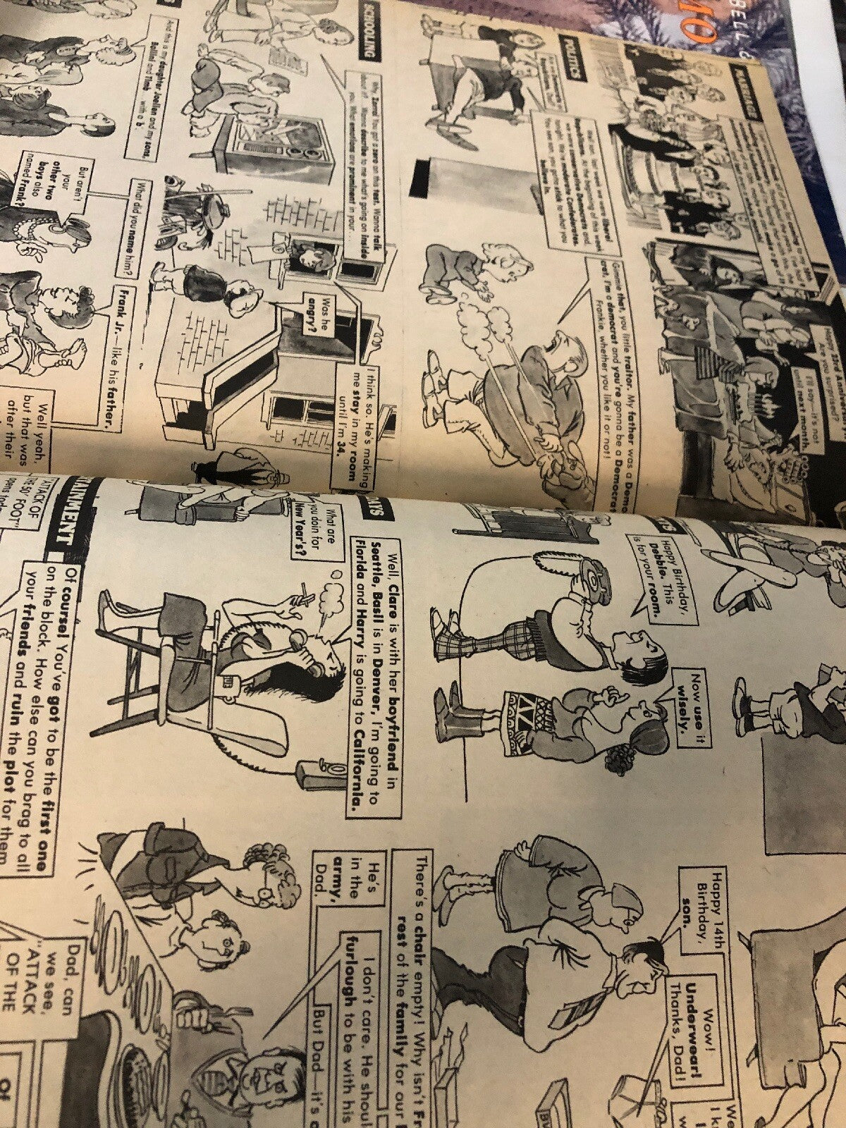 CRACKED MAGAZINE NO. 155! BAGGED AND BOARDED! Comics November Something Funny4
