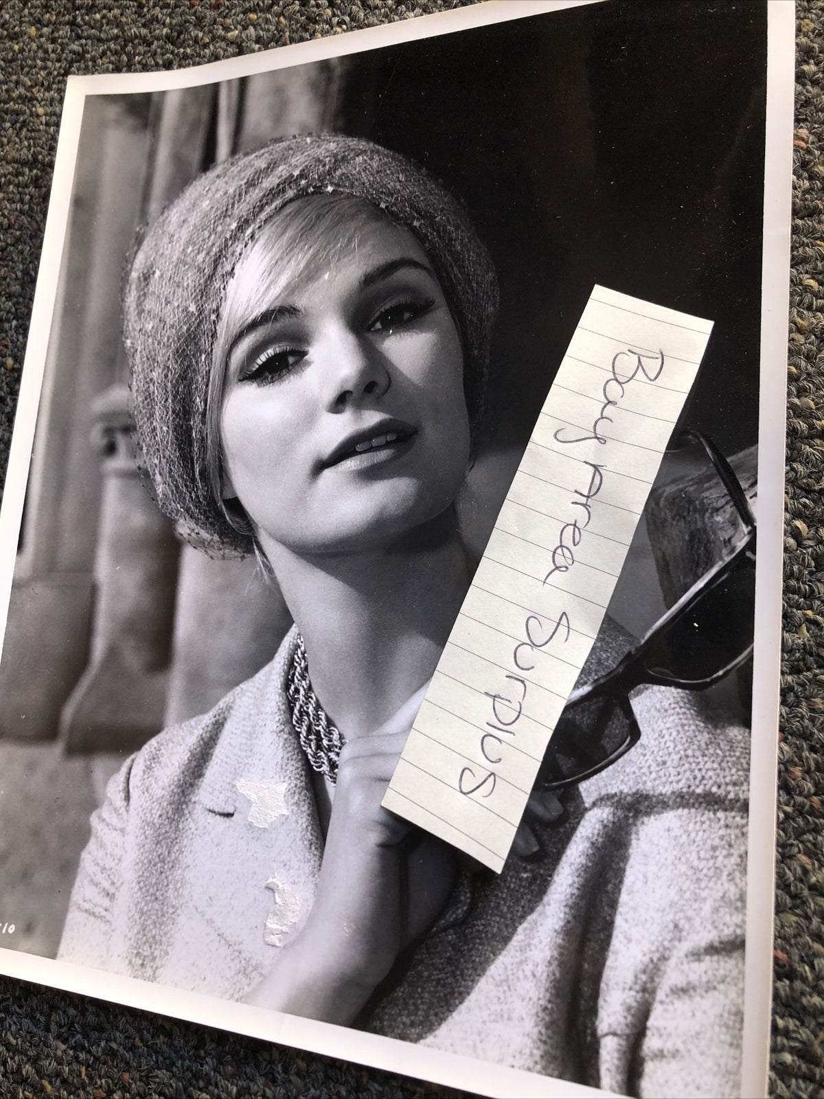 RARE Original Vintage Unpublished Photo Of Yvette Mimieux 10”x8”2