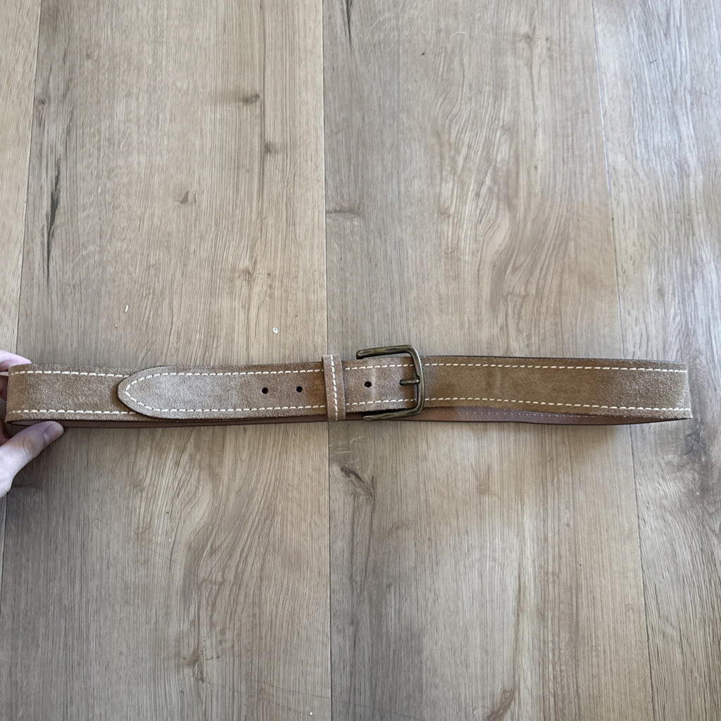 RED Saks Fifth Avenue Leather Belt Size 40 Classic Casual Designer Made In Italy0