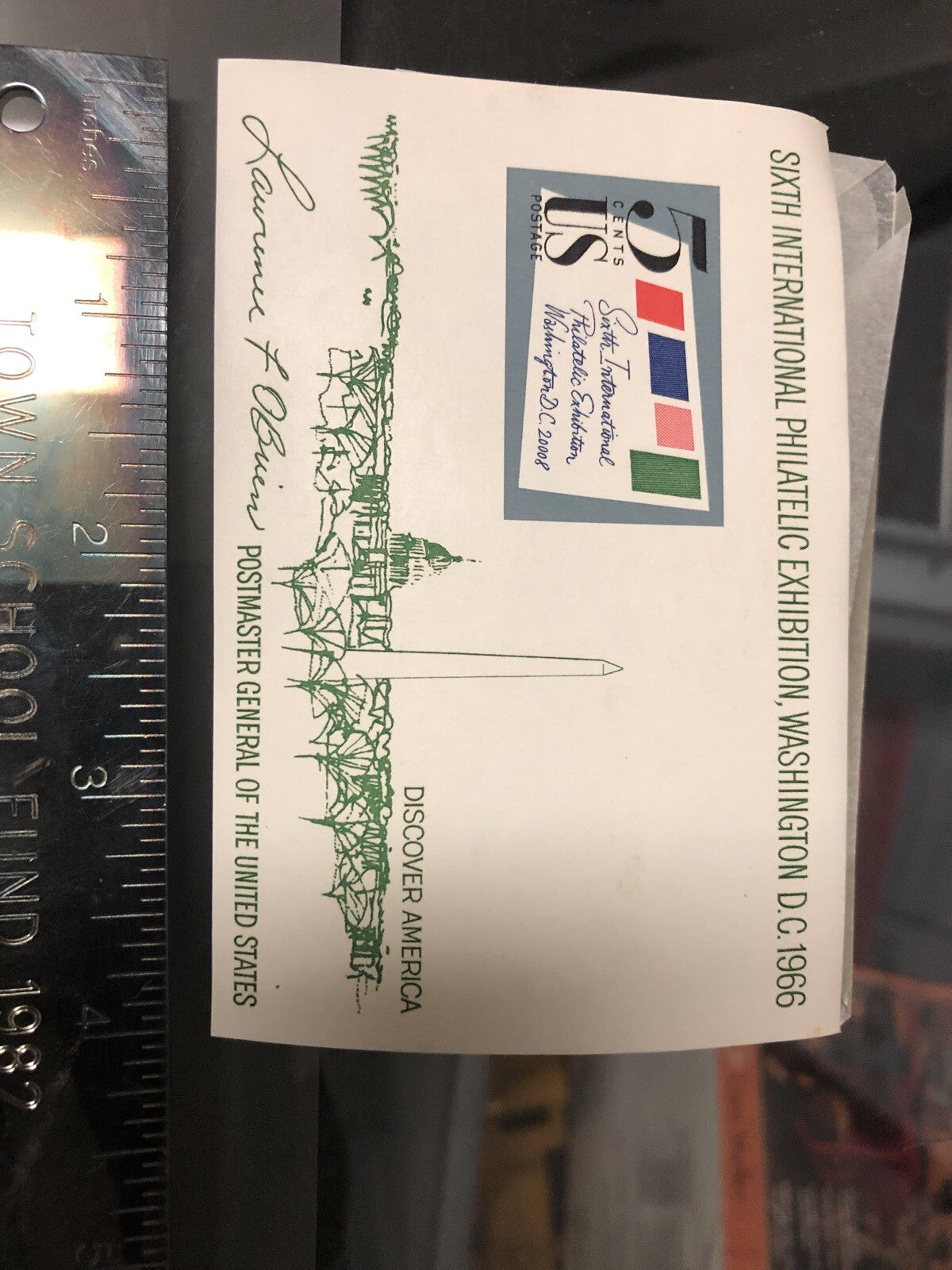 SIPEX 1966 Stamp Exhibition Philately USA United States Washington D.C.1