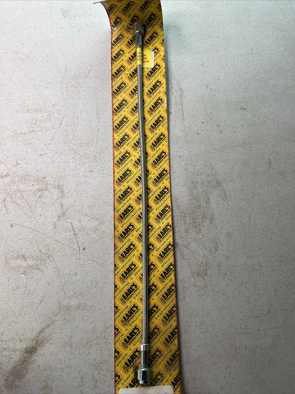 18” Earls Performance Stainless Braided Break Line Hose0