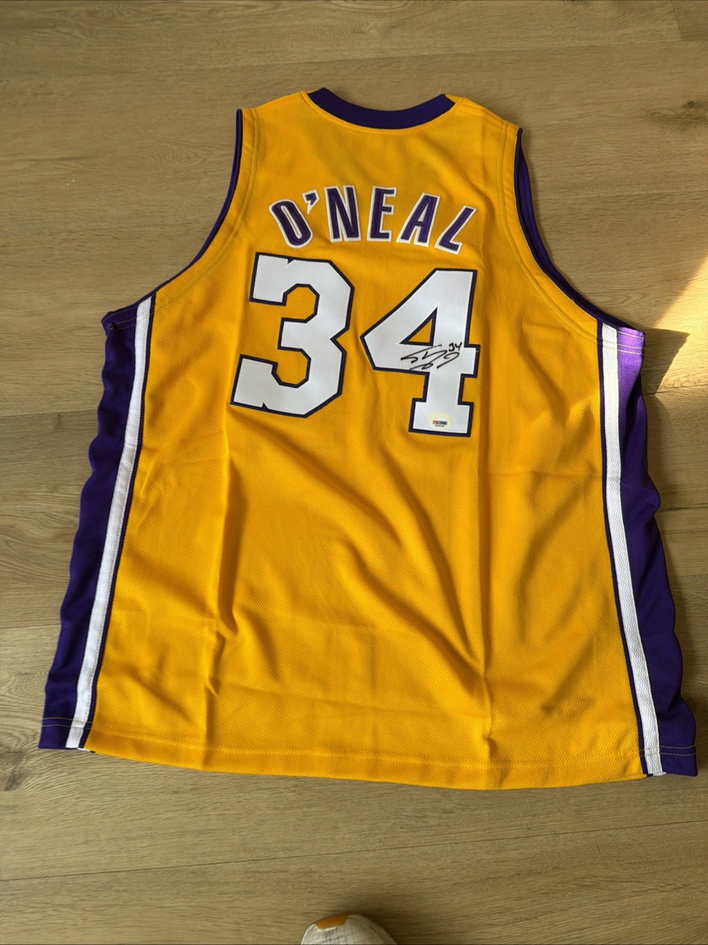 Shaq O'Neal Signed Lakers Swingman Jersey PSA/DNA4