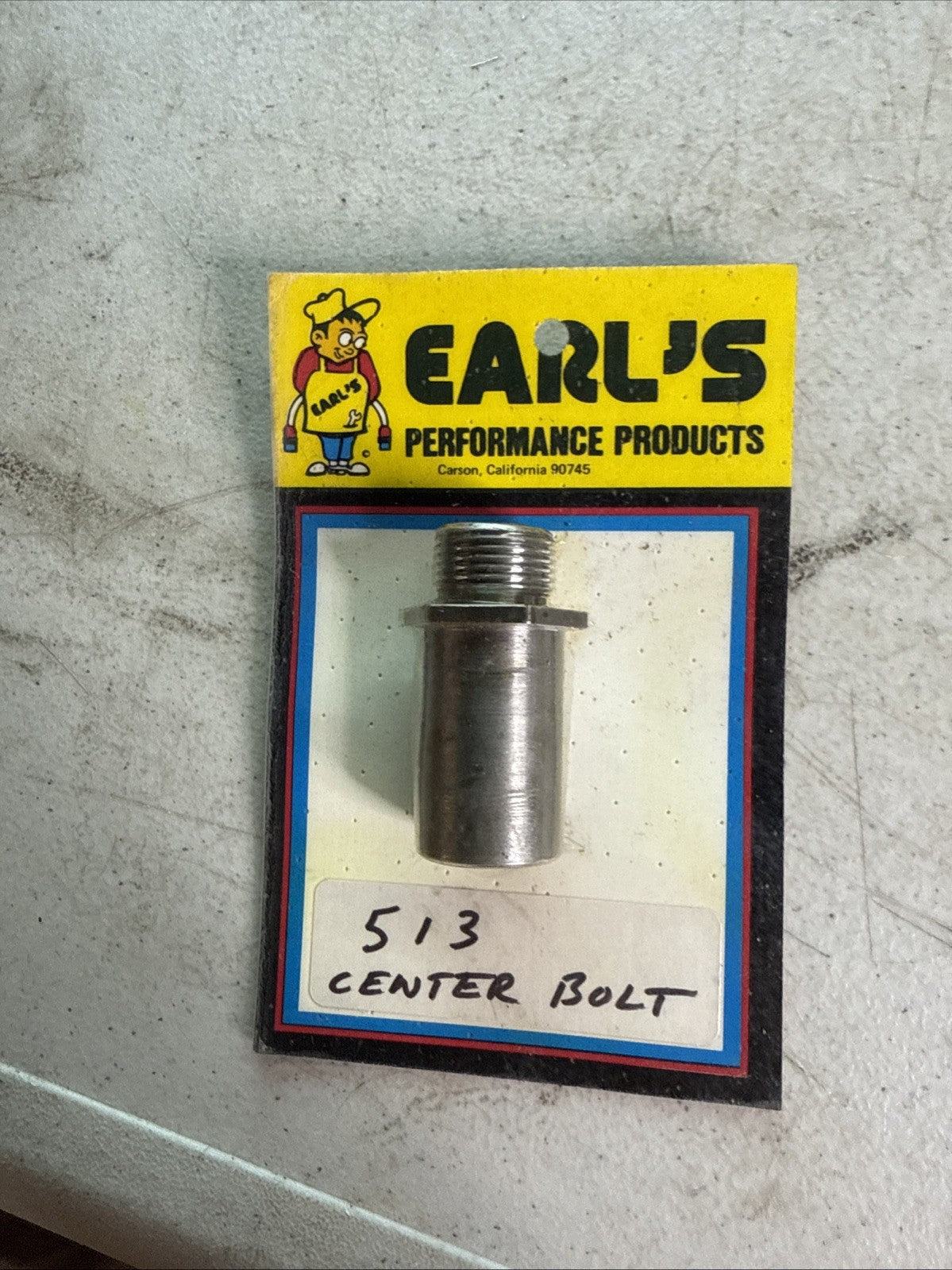 NEW Earl's Performance 977513ERL Banjo Bolt 3/8"-24 Thread Steel 513 Center4