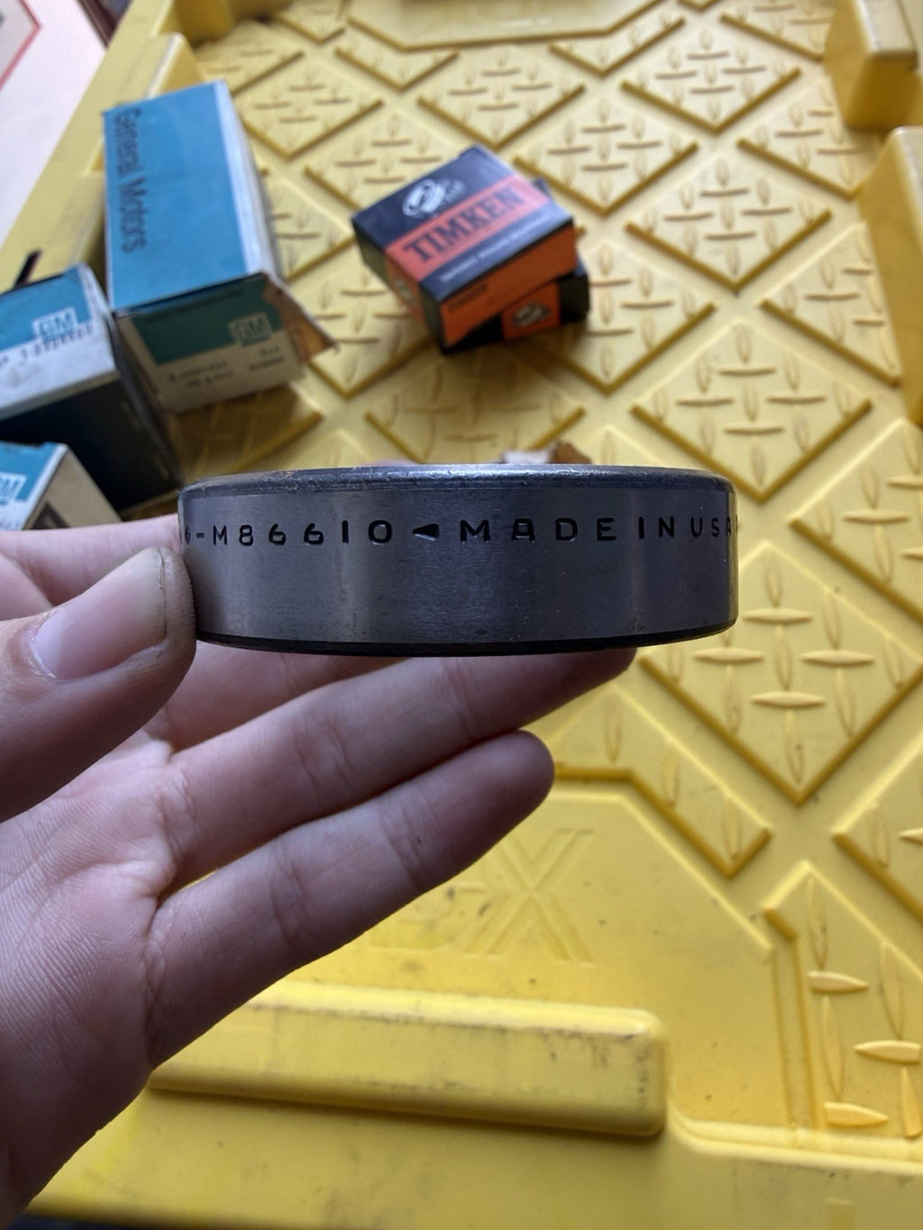 Timken M86610 Tapered Roller Bearing Cup Outer Race New Made In USA4