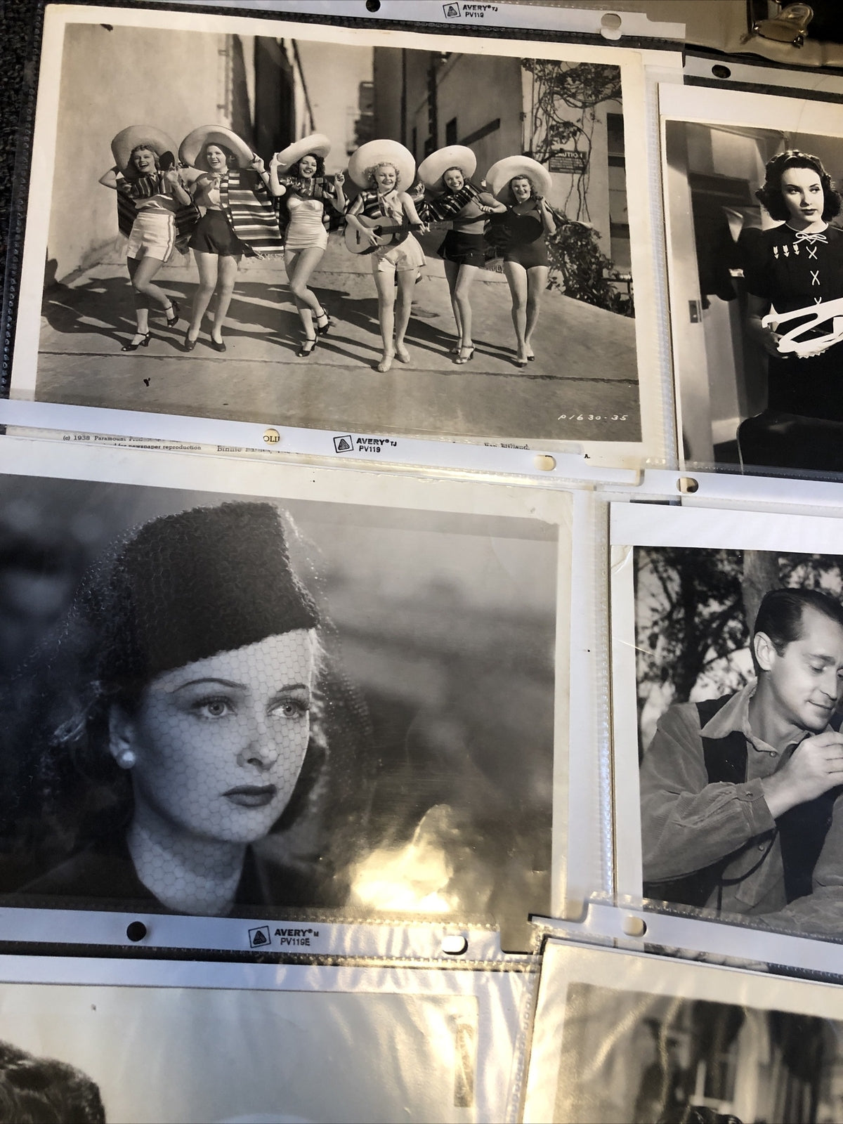 1930’s Hollywood Photographs Lot Of 17 Movie Lobby Original Very Rare8
