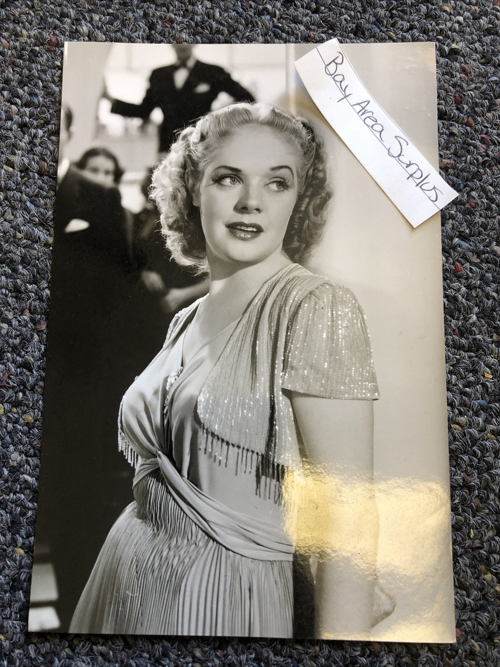 Rare Original Unpublished Photo Of ALICE FAYE Photograph Glamour Shot 7”x4.5”0