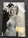 Rare Original Unpublished Photo Of ALICE FAYE Photograph Glamour Shot 7”x4.5”0