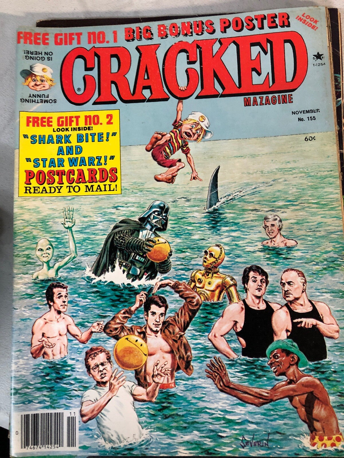 CRACKED MAGAZINE NO. 155! BAGGED AND BOARDED! Comics November Something Funny0