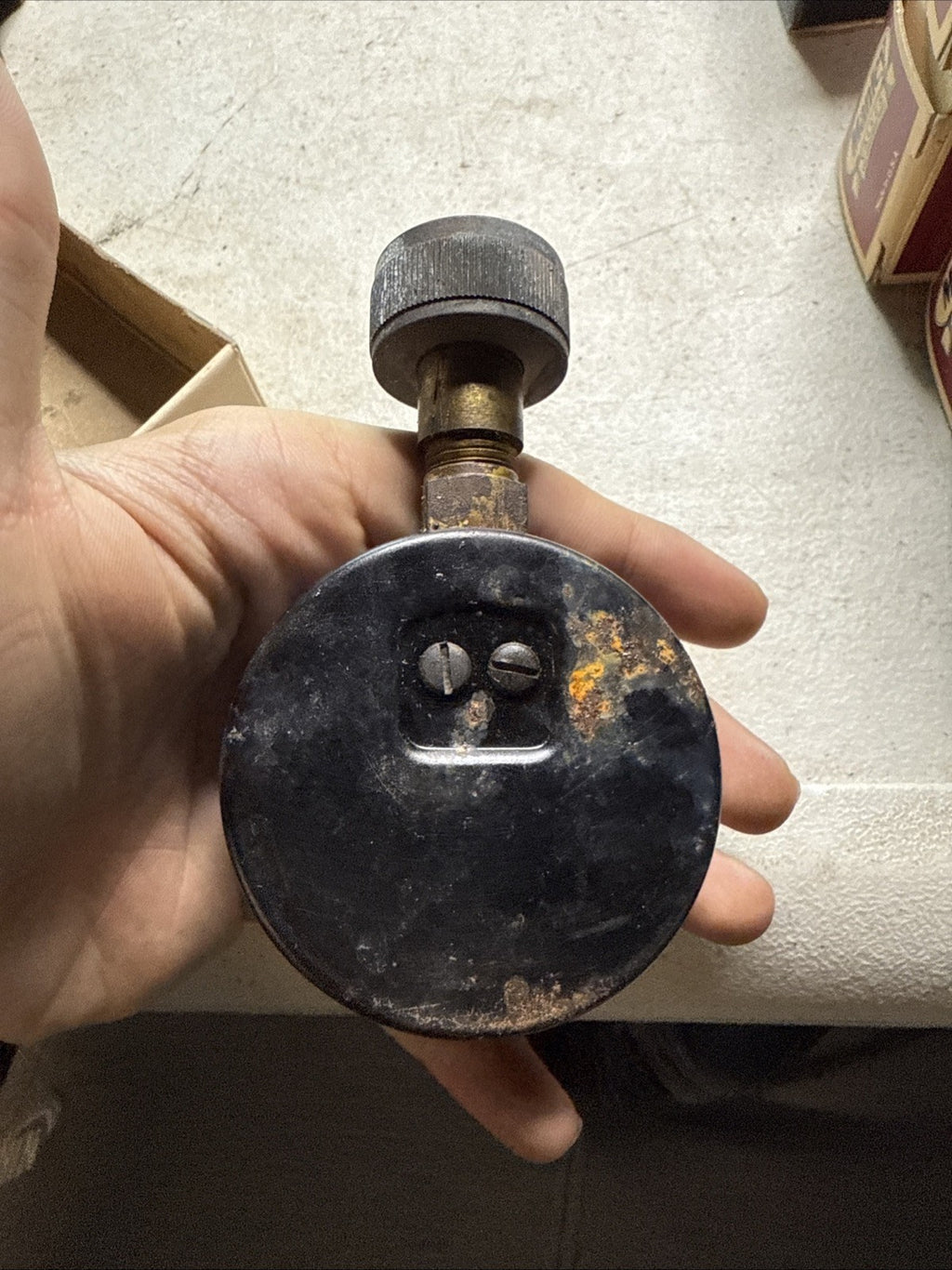 Vintage E-16 0-300 Lbs. Water Test Gauge By The Kiener Company New In Box.4