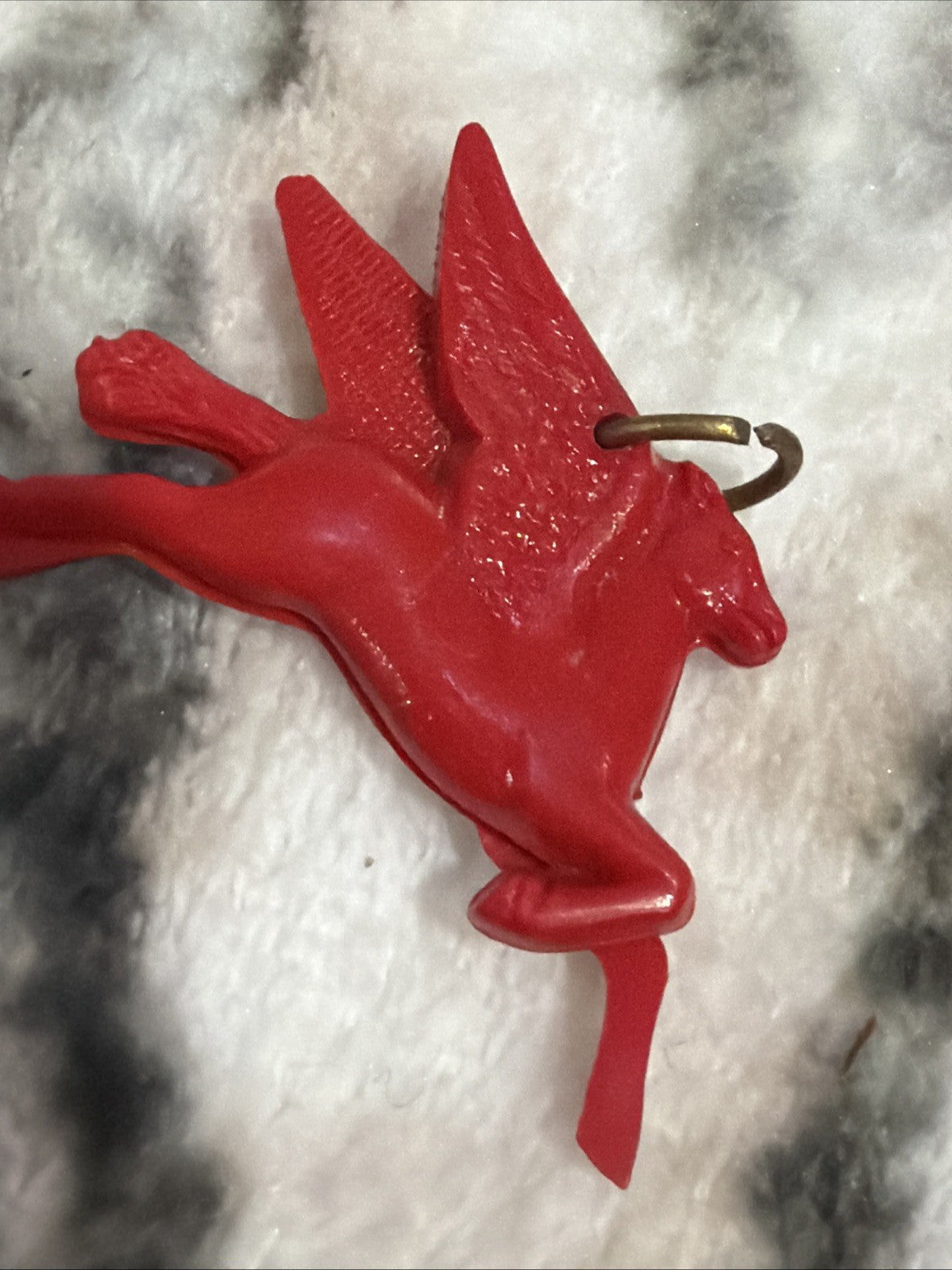 Vintage Mobil Gas 1939 New York World's Fair Charm Red Pegasus 3