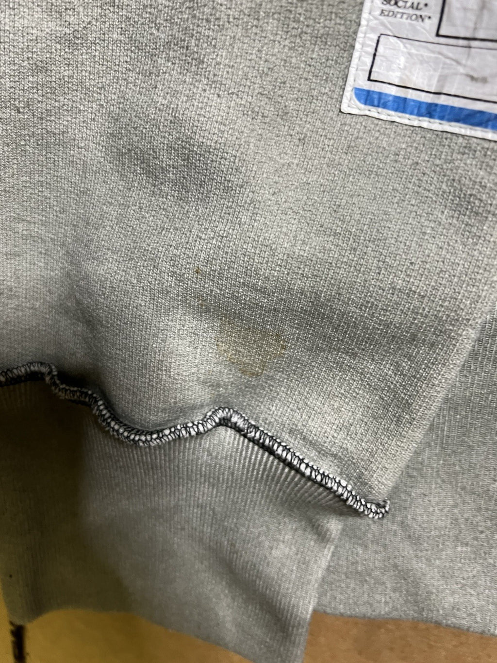 RARE ABC Advisory Board Crystals Hoodie XXL Grey Mushroom Graphic Comes Back To3
