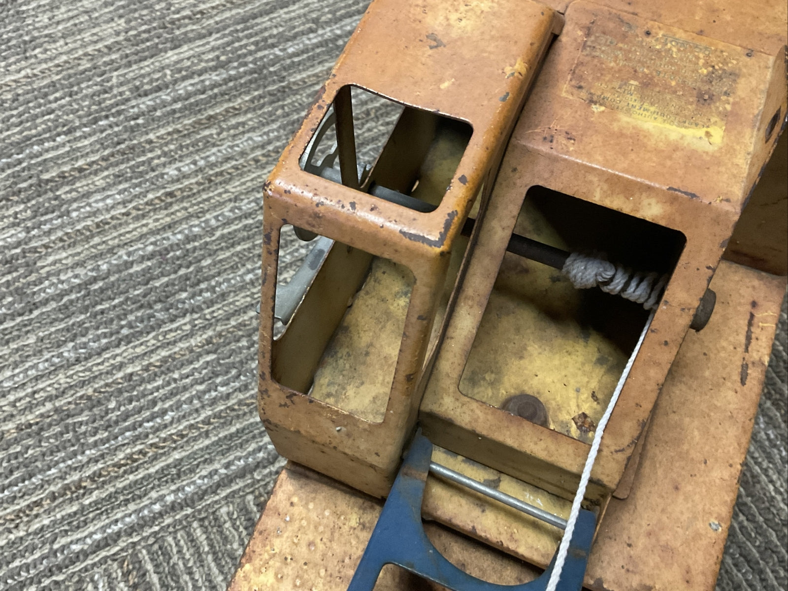 Vintage Nylint Michigan Shovel Crane Model T-24 Clark Equipment Original Labels8