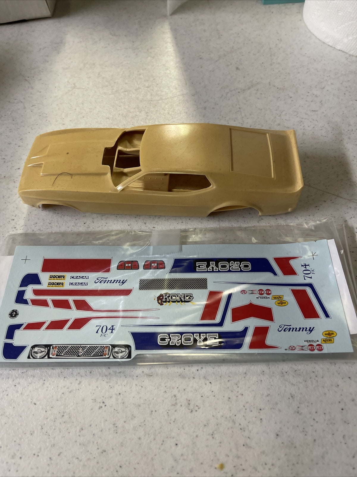 Ford Mustang Resin Body Model Kit W DECALS Tommy Grove0