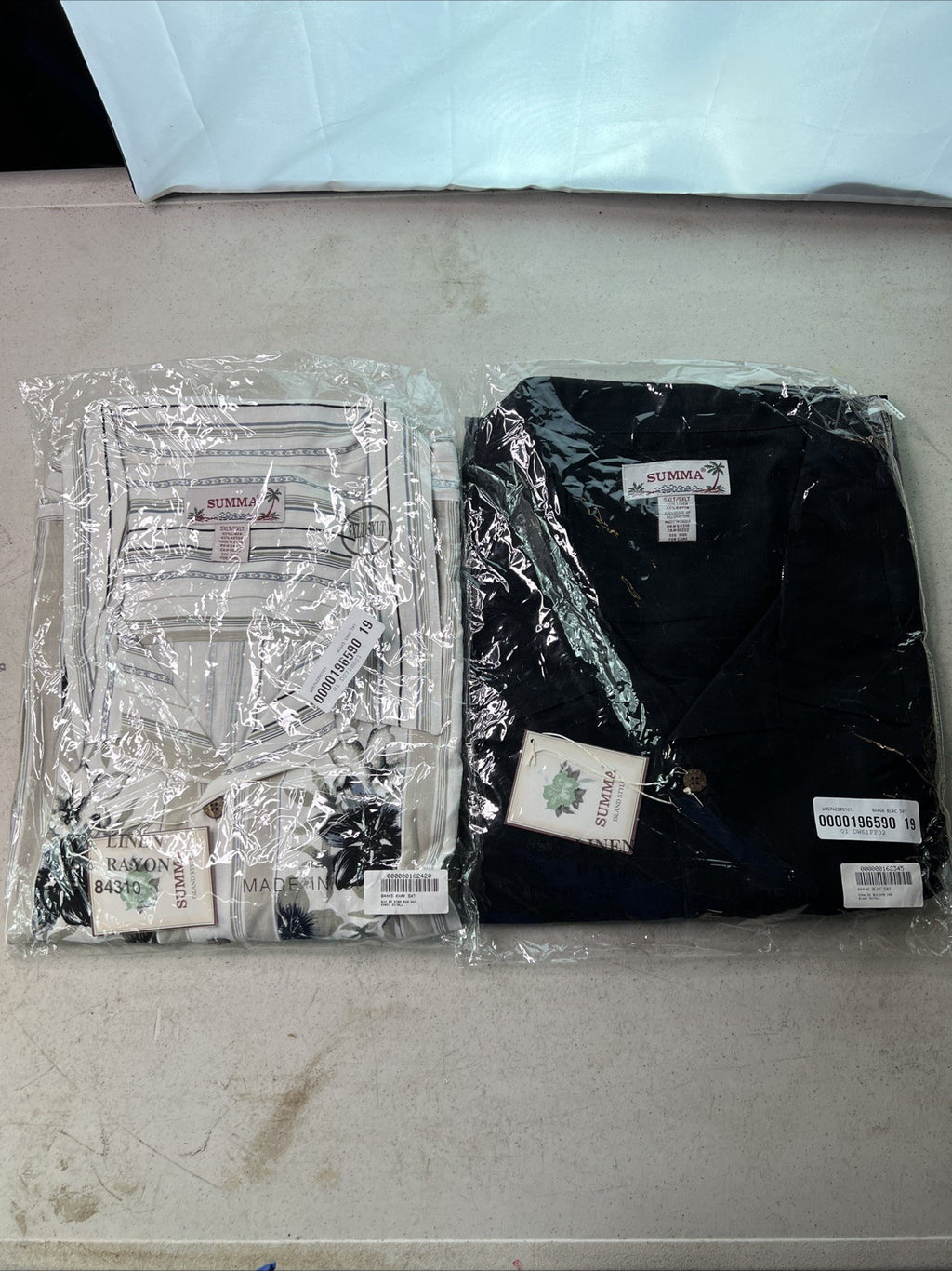 Summa Men’s Cotton Button Up Shirts 5XL Large Lot Of 20