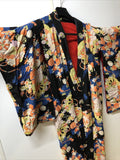 Japanese kimono,SILK,IRO-UCHIKAKE" Women’ Robe Pink, Gold, Vermilion, Flowers.0