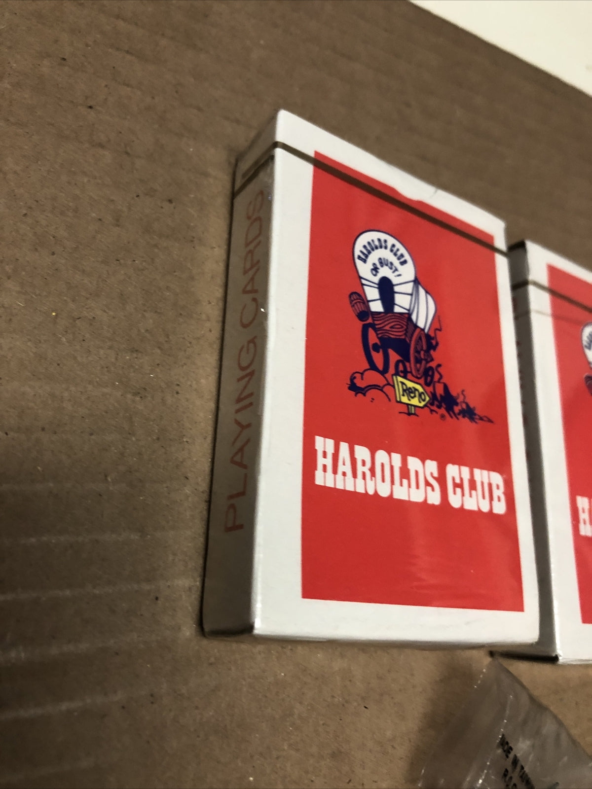 Harolds Club Casino Lot Of 3 - 2 Deck Of Cards & Keychain Reno Nevada SEALED1