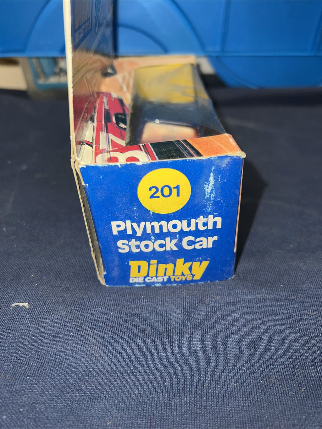 Dinky Toys Meccano 1:43 PLYMOUTH GRAN FURY STOCKCAR DRAGSTER #201 MIB`79 TOP! 3