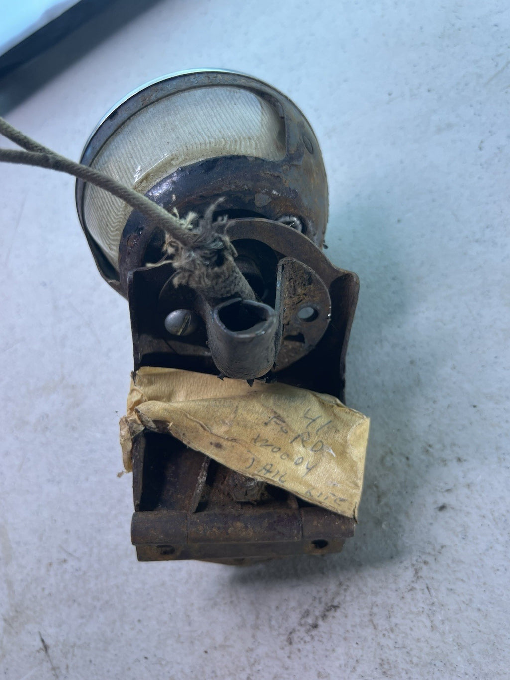 Vintage 1940s Ford Guide Backup Light Assembly – Rat Rod Hot Rod0