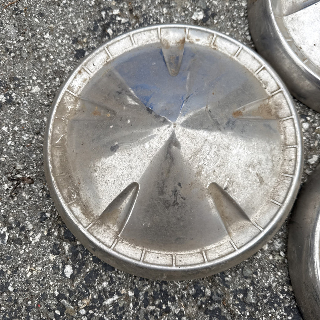 (3) Ford Mustang Galaxie Gran Torino Thunderbird Fairlane 10" Dog Dish Hub Cap1
