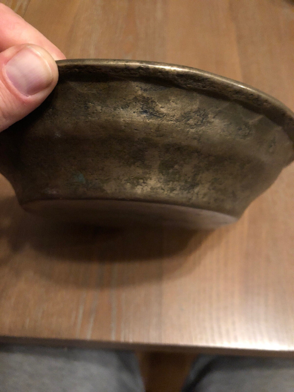 Antique Islamic 18th / 19th Century Hand Forged Talisman Bowl Arabic Calligraphy3