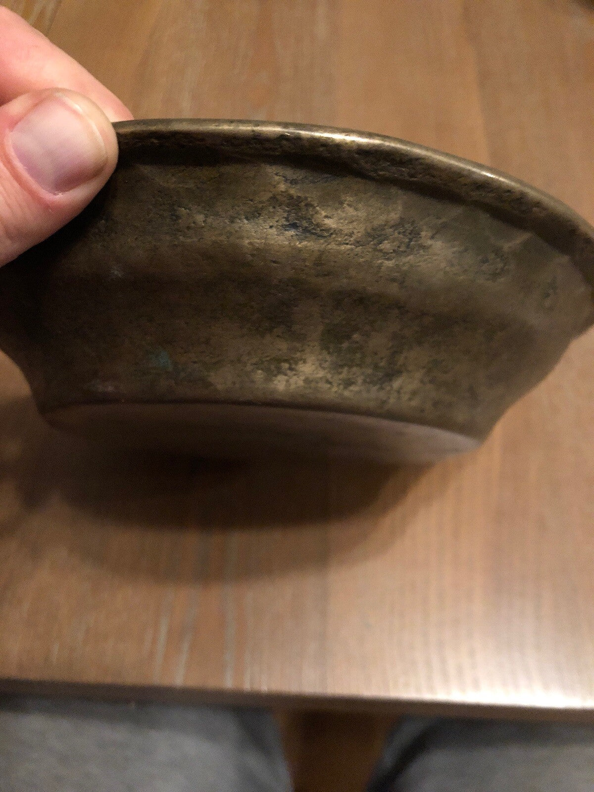 Antique Islamic 18th / 19th Century Hand Forged Talisman Bowl Arabic Calligraphy3