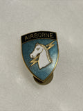 Vintage Army Airborne Enameled Hat Pin  1.25”0