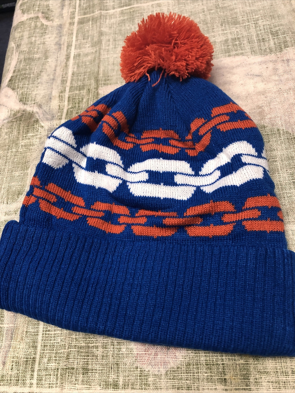 LRG Lifted Research Group Blue/Orange Beanie NOS One Size Fits Most1