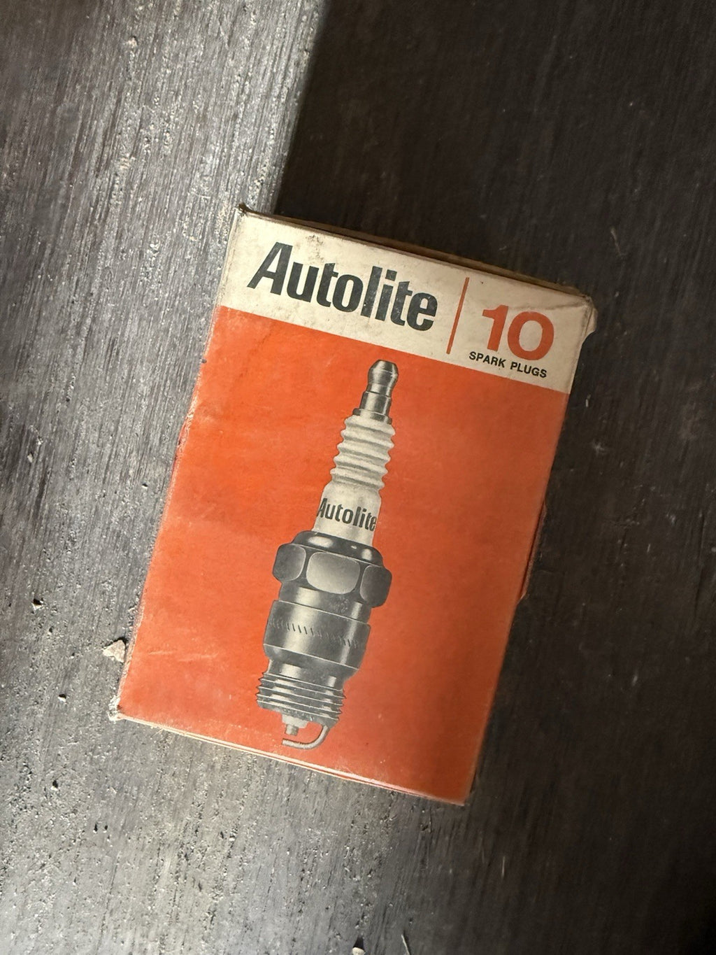 NOS Vintage Autolite 35 Spark Plugs Box of 10 Replaces Champion1
