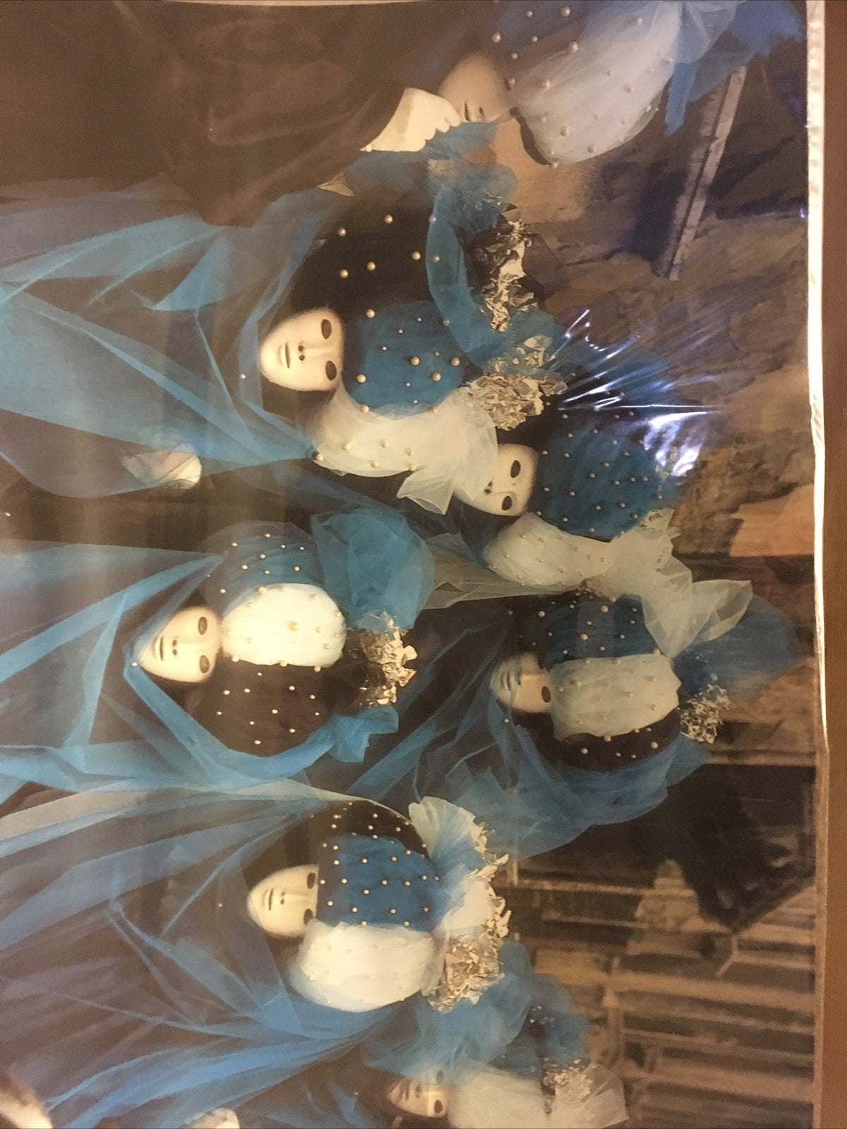 Classic Fulvio Roiter Photograph Italy maschere di carnevale Masked Women Signed3