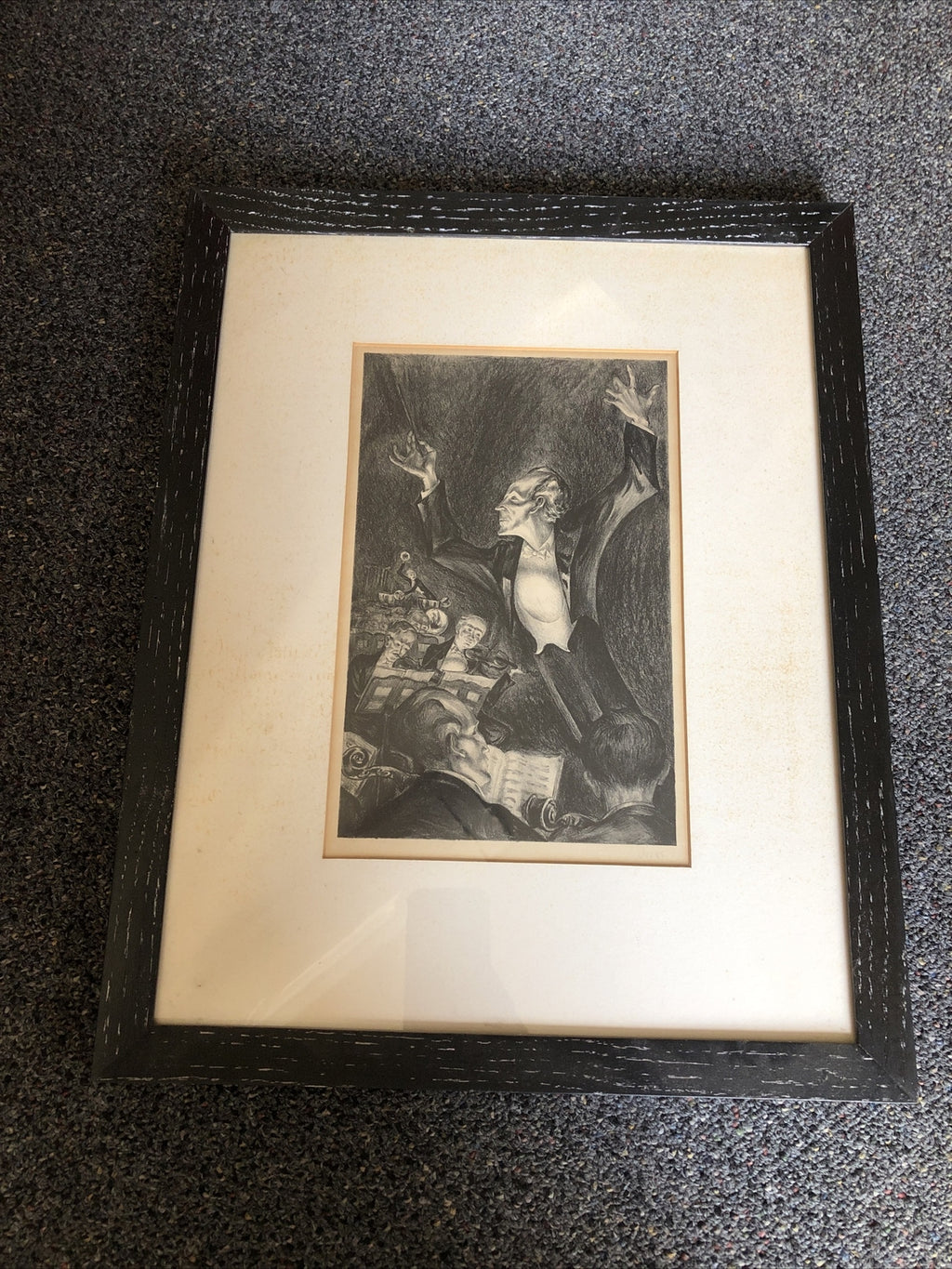 VINTAGE MERVIN JULES “CRESCENDO” A LIMITED EDITION SIGNED ORIGINAL LITHOGRAPH0