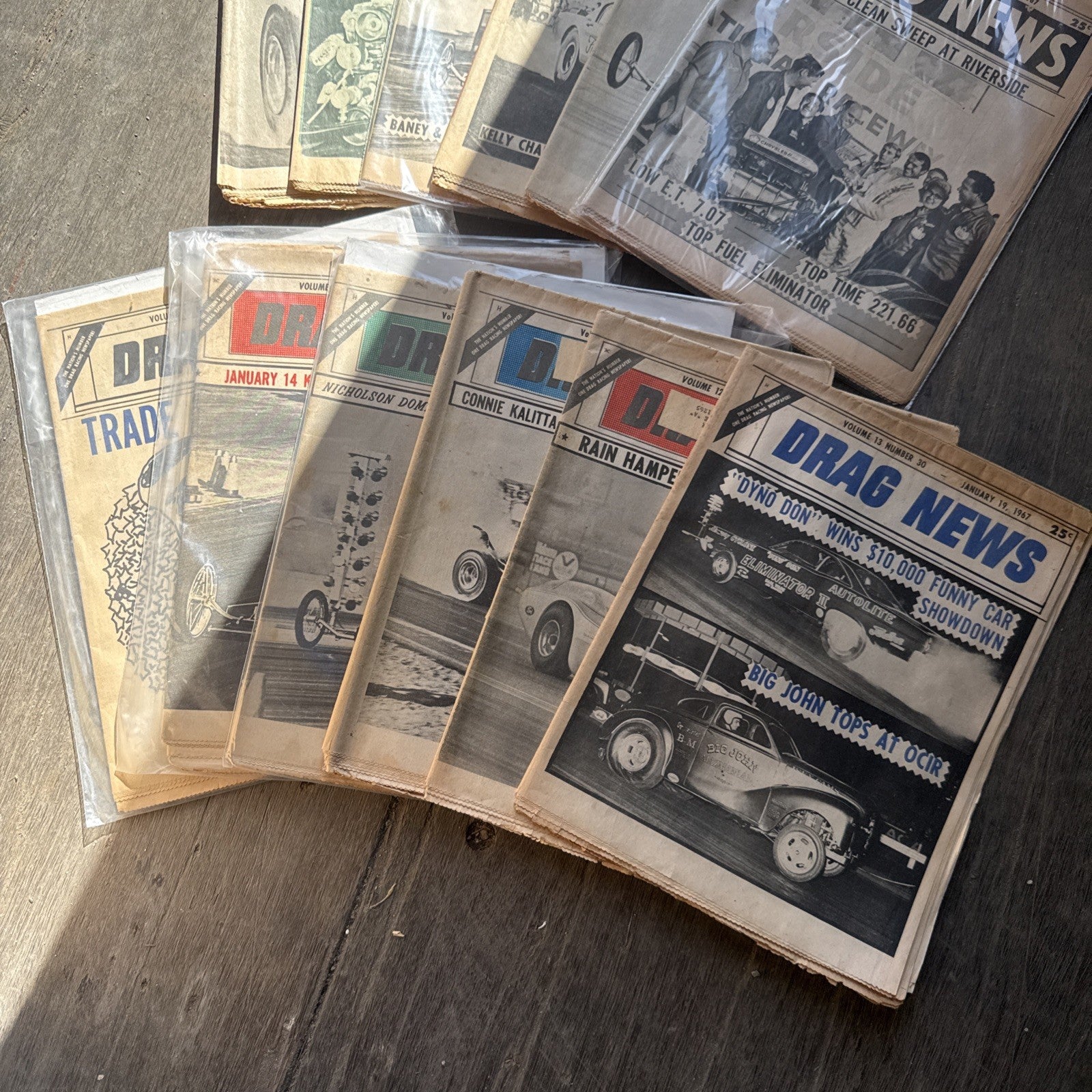 Vintage Drag News Magazine 1967 Volume 12 Drag Racing NHRA Don Garlits Lot1