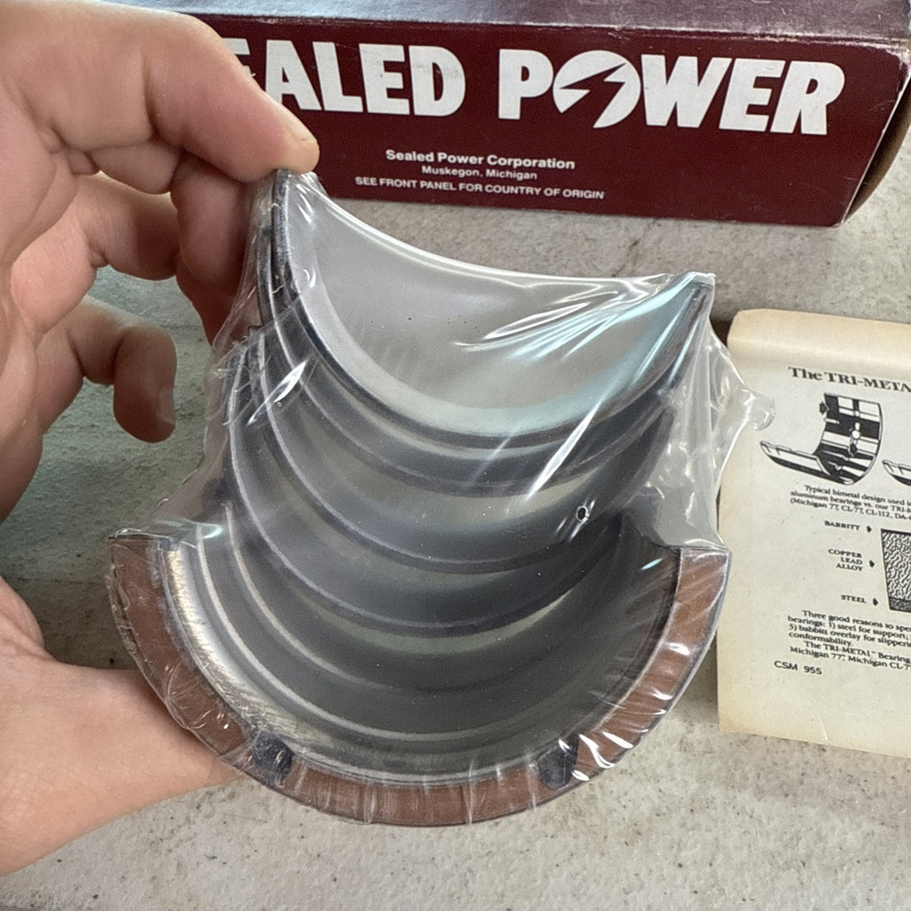 NEW Sealed Power MS-1523 P-10 Engine Crankshaft Bearings High Performance4