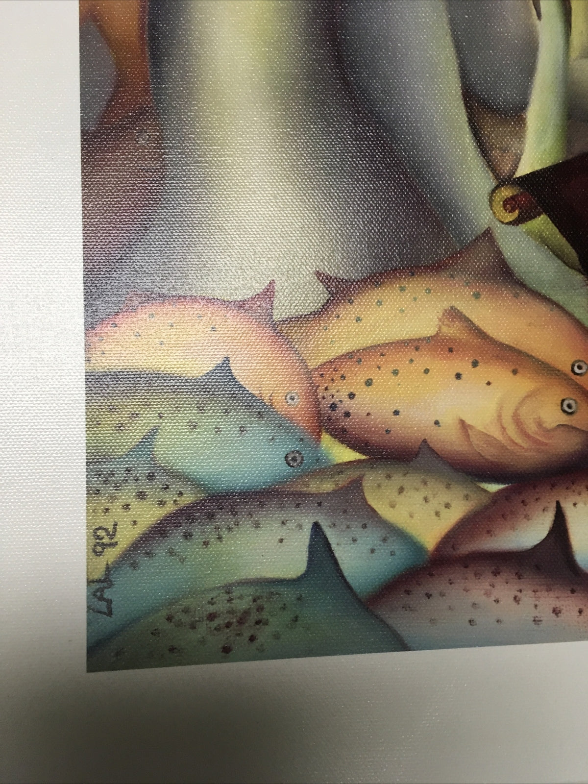 Wall Art Oil Painting Print Surrealist Fishes Women Desert Frida Kahlo Style5