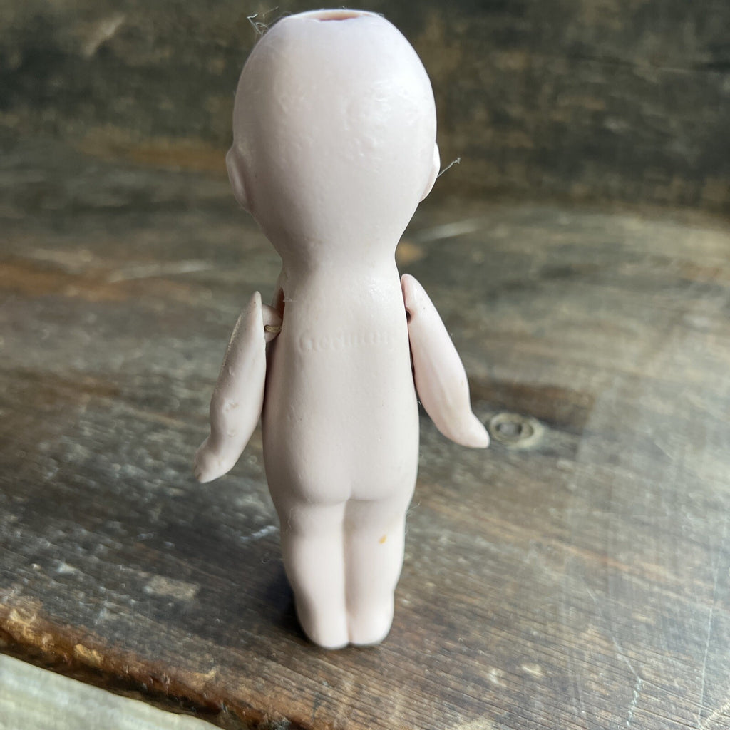 5.5” Vintage Baby in Blanket Side Glance Bisque Painted Face Doll9
