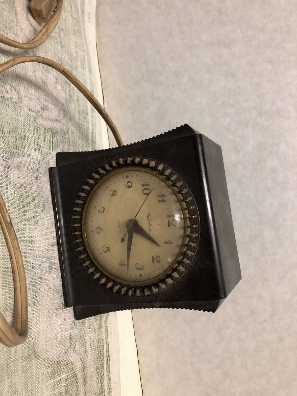 Vintage Telechron Selector Household Timer Clock Not Running0