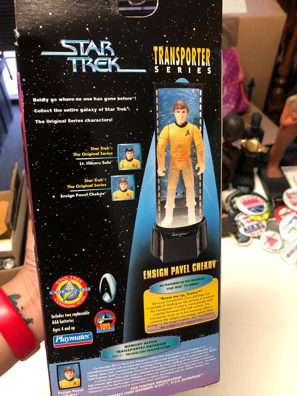 Star Trek Transporter Series - Ensign Pavel Chekov Playmates 652308