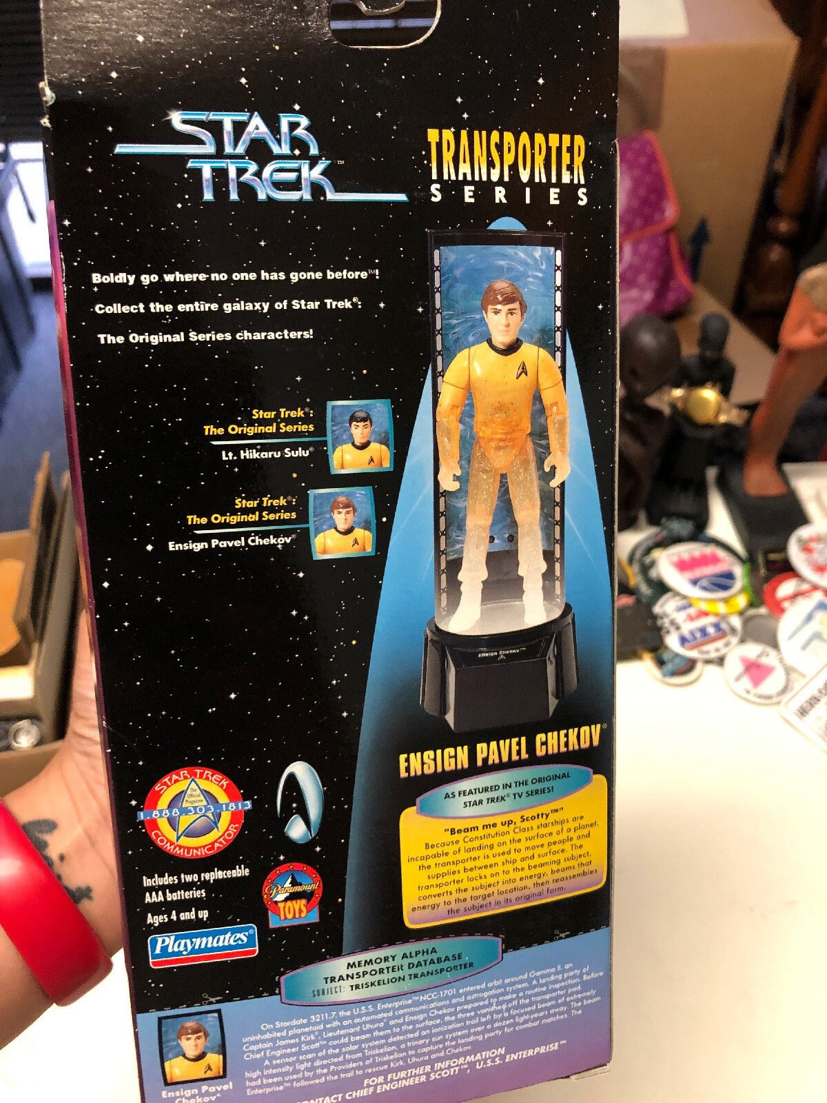 Star Trek Transporter Series - Ensign Pavel Chekov Playmates 652308