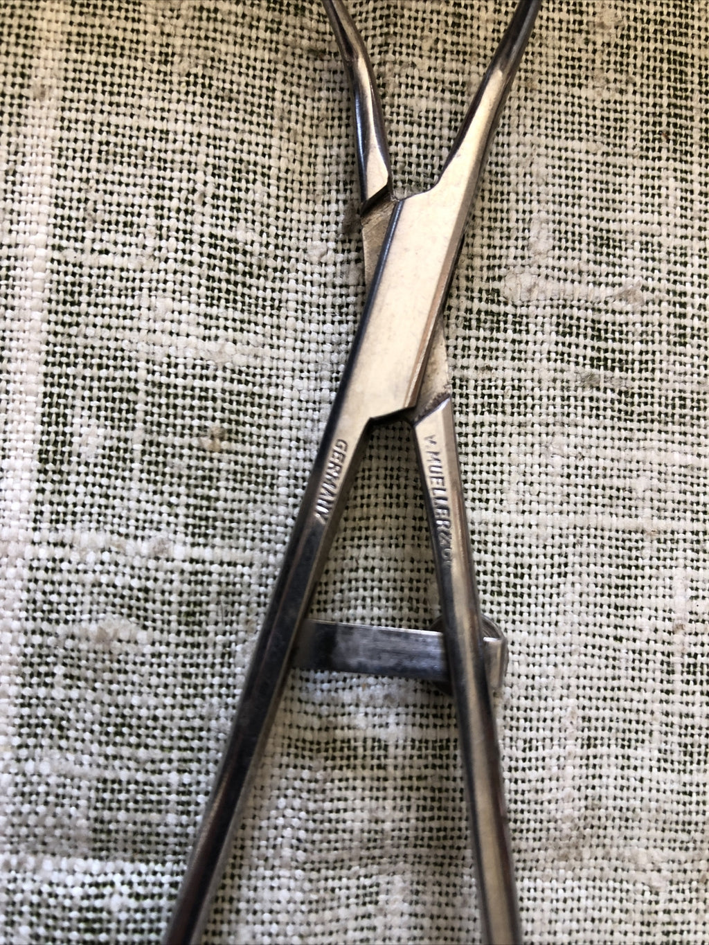 Vintage V. Mueller Stainless Steel Forceps1