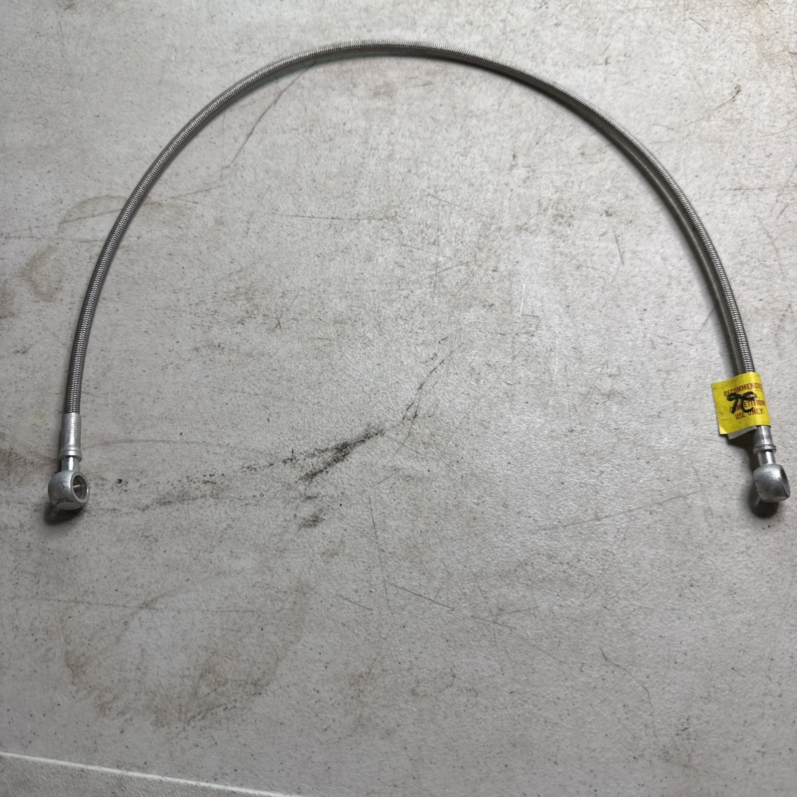 Vintage Earls 26” Stainless Steel Braided Hoses w/ Banjo Fittings Scta Racing0