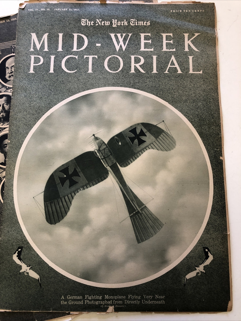 Lot 4: NEW YORK TIMES MID WEEK PICTORIAL MAGAZINE 1915-1917 WWI WAR NEWS PHOTOS4
